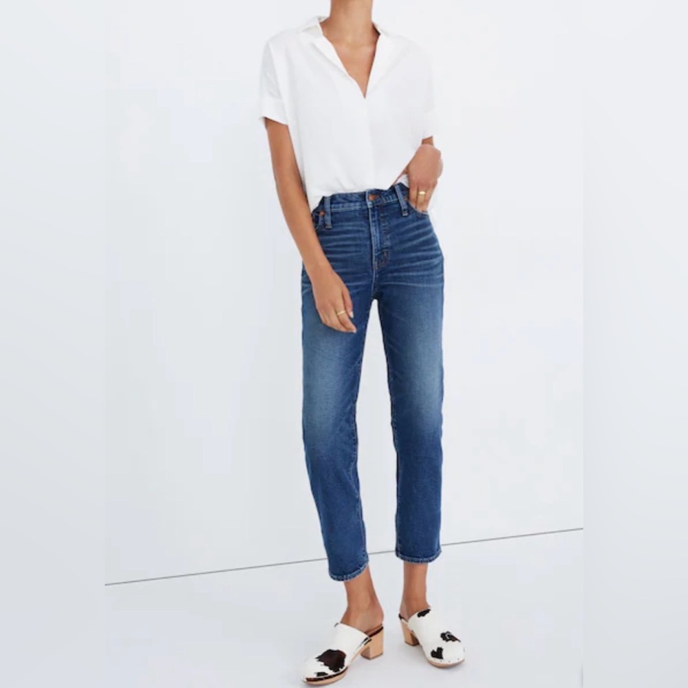 MADEWELL Mid-Rise Classic Straight Leg Stretch Jeans Women’s Size 27